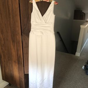 Wedding Dress - V-Neck, Ruched Bodice, Sz 2 - NEW